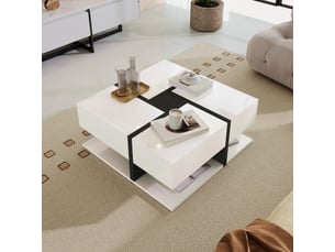 Table basse  coloris blanc <strong></strong> <strong></strong>