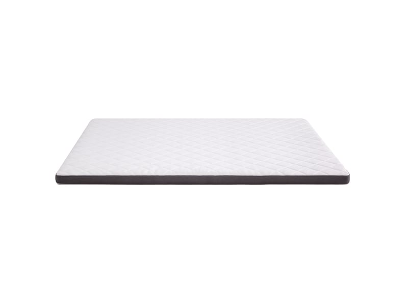  Matelas en mousse h3 à 7 zones, soutien moyen de la taille, double face, blanc et gris, 180 × 200 × 7 cm  - Conforama E