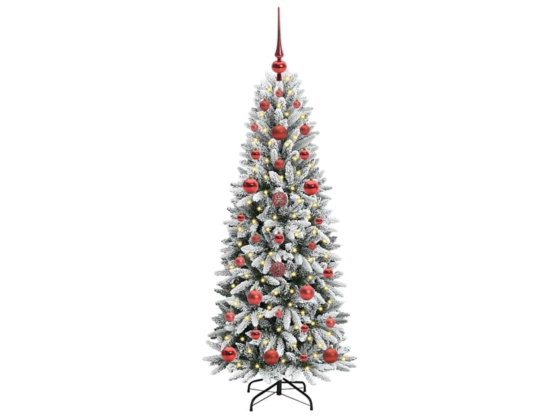 Sapin de noël artificiel, arbre de noël blanc 120 cm shl4338  - Conforama C