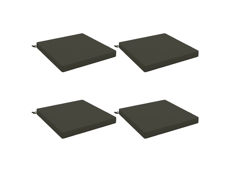  Lot de 4 coussins de siège, coussins d'assise soest 100 % polyester cf60180  - Conforama A