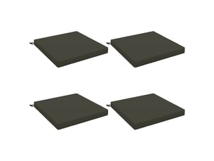 Lot de 4 coussins de siège, coussins d'assise soest 100 % polyester cf60180