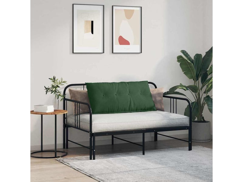 Coussin de dos, coussin de dossier vert jungle 100 x 50 cm tissu en velours côtelé cf55108 - Conforama D