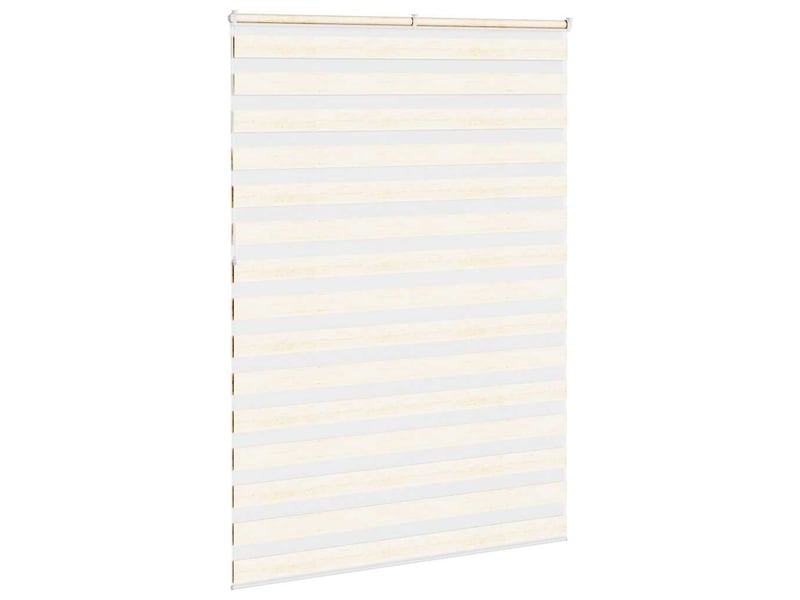 Store zèbre, store de fenêtre beige marbré largeur du tissu 150,9 cm polyester cf48280 - Conforama D