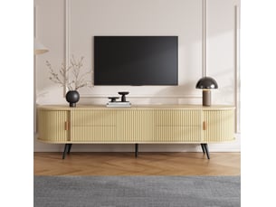 Meuble tv coloris naturel 180 cm MODENVIE  