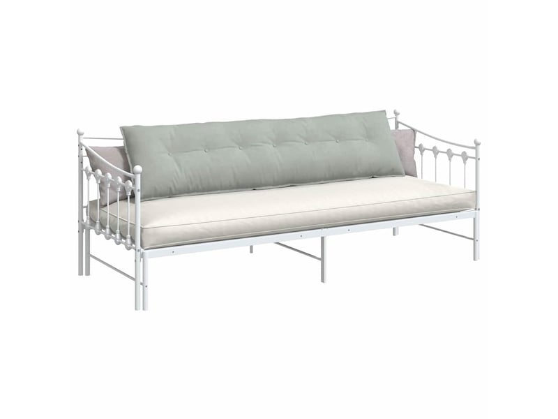  Coussin de dos, coussin de dossier gris clair 200 x 50 cm tissu en velours côtelé cf54666  - Conforama C