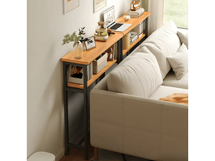 Console 0 tiroir(s)  coloris bois clair <strong></strong> <strong></strong> - longueur 80 cm - 80 cm