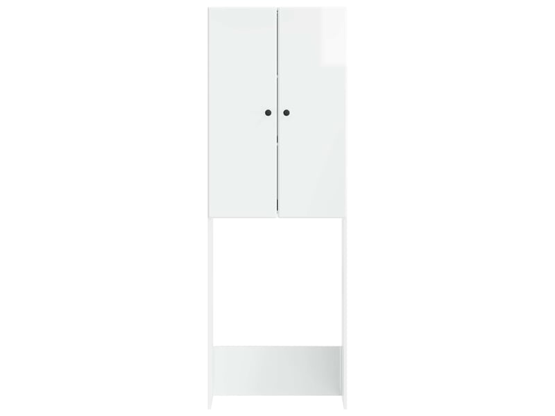 Armoire de toilette, meuble de toilette breda blanc brillant 66x25.5x190 cm - Conforama E