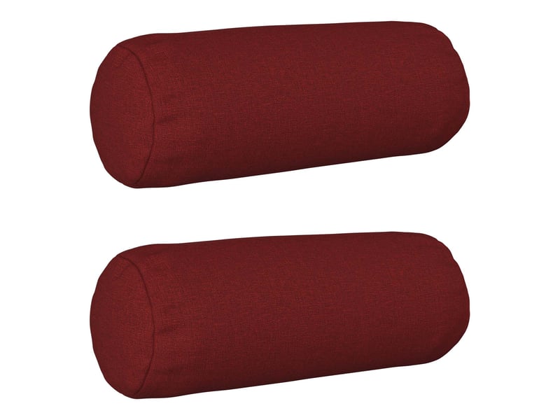  Lot de 2 coussins avec oreiller, coussins décoratifs heerlen bordeaux tissu cf50190  - Conforama B