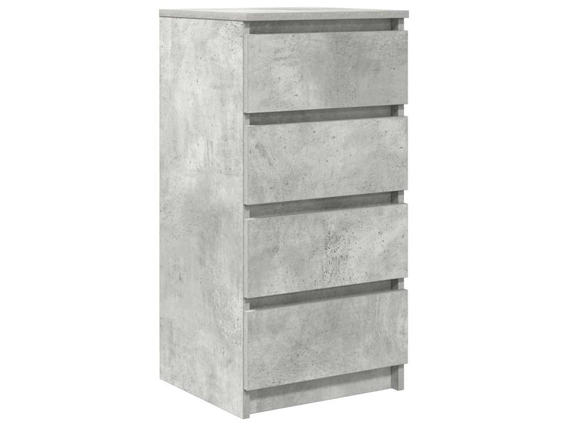  Buffet - bahut - meuble de rangement gris béton 37,5x35x76 cm bois d'ingénierie  - Conforama A