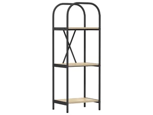 Étagère 3 niveaux, étagère de rangement 40 x 30 x 109 cm bois d'ingénierie shl759