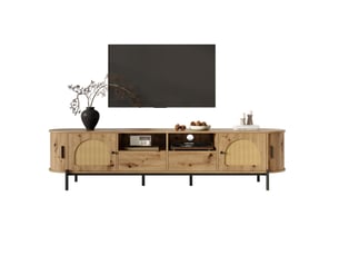 Meuble tv coloris naturel 200 cm MODENVIE  