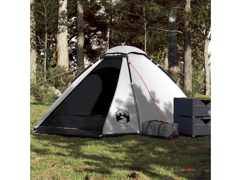  Tente de camping, tente à dôme 4 personnes tissu occultant imperméable shl82497  - Conforama B