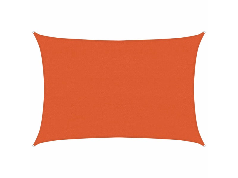  Voile d'ombrage - voile d'ombre - voile parasol 160 gm² orange 3,5x5 m pehd  - Conforama A
