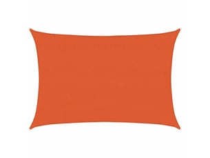 Voile d'ombrage - voile d'ombre - voile parasol 160 gm² orange 3,5x5 m pehd