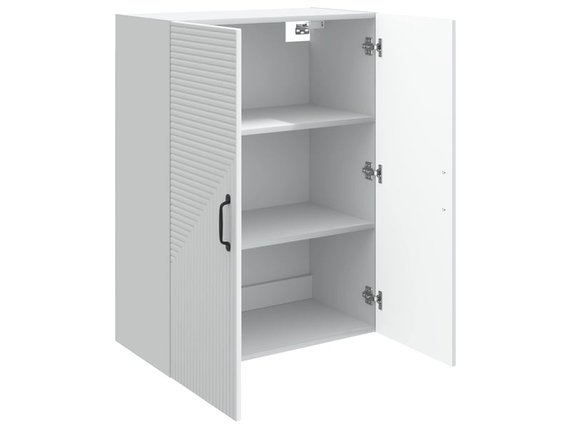  Armoire murale salon, meuble de rangement blanc 66x34,5x90 cm bois d'ingénierie shl5351  - Conforama C