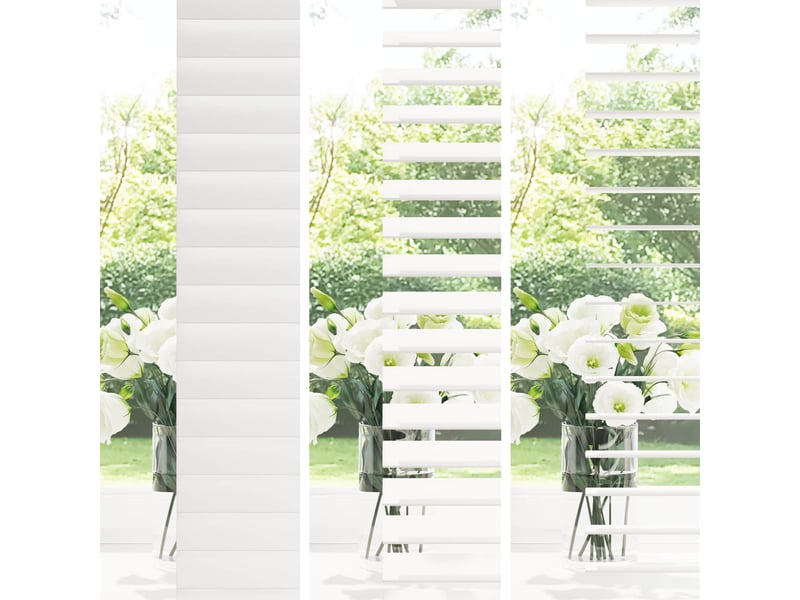  Store vénitien, store de fenêtre blanc 50 x 130 cm 35 mm bois de paulownia massif cf47807  - Conforama C