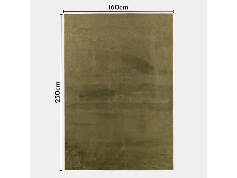  Nube - tapis en tissu doux vert - 160x230 cm NUB6000VER-160X230 - Conforama E
