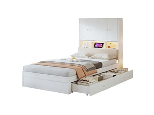 Lit combiné 90x200 cm <strong>ARTBEDDING</strong>  <strong></strong> coloris blanc