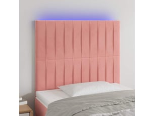 Tete de lit A poser largeur 80 cm rose