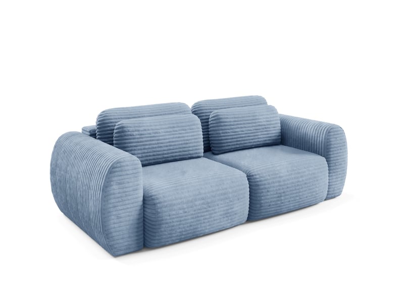  Canapé convertible premium cloud bleu  - Conforama B
