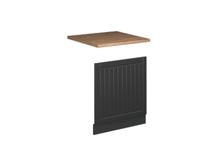 Vicco façade, gris foncé, 60cm , pt chêne