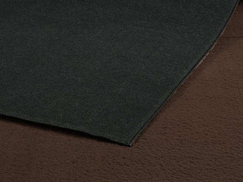 Tapis cosy lavable moelleux élégant uni, marron, 200 x 280 cm  - Conforama F