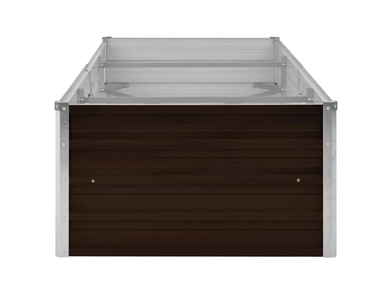  Jardinière - lit surélevé de jardin marron 240x80x45 cm acier galvanisé  - Conforama E