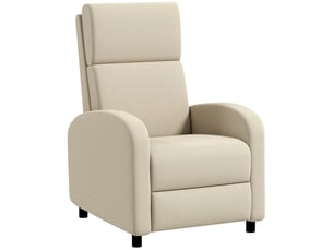 Fauteuil relax manuel  PANGIVO Tissu beige