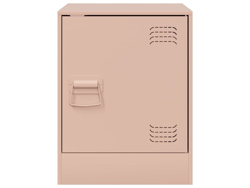  Table de chevet - cabinet de chevet - table de nuit rose 34,5x39x44 cm acier  - Conforama E