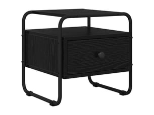 Table de chevet - cabinet de chevet - table de nuit chêne noir bois d'ingénierie