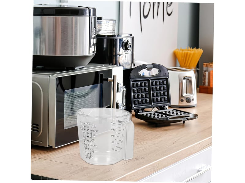  Tasse à mesurer de cuisine de 1000 ml, parfaite pour les mesures de pâtisserie, un outil de cuisine essentiel (1 transparente)  - Conforama E