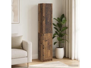 Buffet - ensemble de meubles 2 pc bois ancien bois d'ingénierie