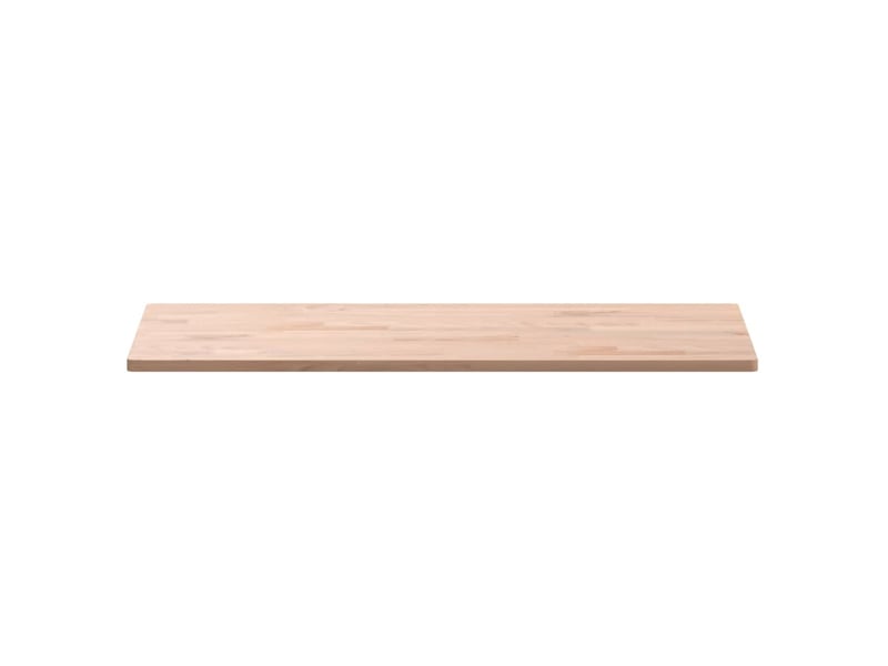  Comptoir de salle de bain, plan de travail 80x40x1,5 cm bois massif de hêtre cf65764  - Conforama C