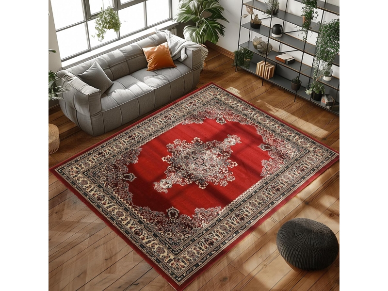 Tapis d'orient ehsan rouge 160 x 230 cm MARRAKESH1602300297RED - Conforama B