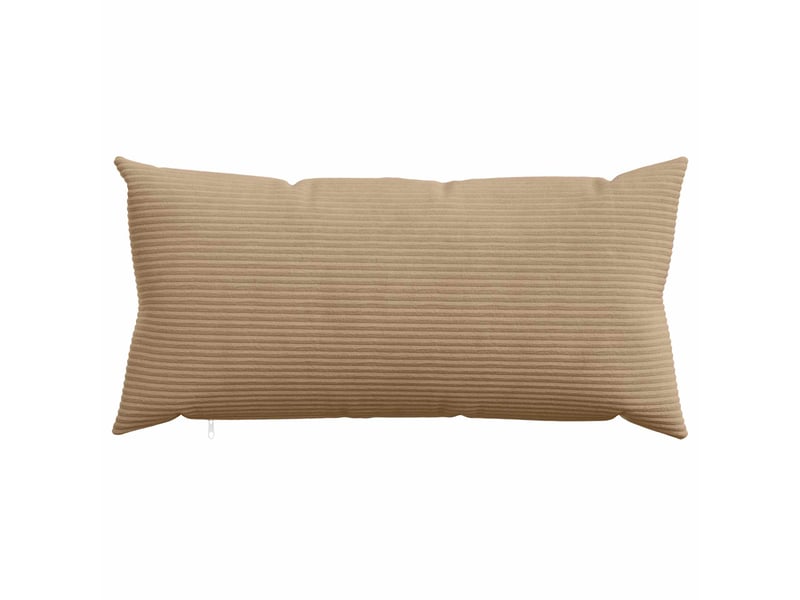  Lot de 2 housses de coussin heerlen marron 40 x 80 cm cf49455  - Conforama A