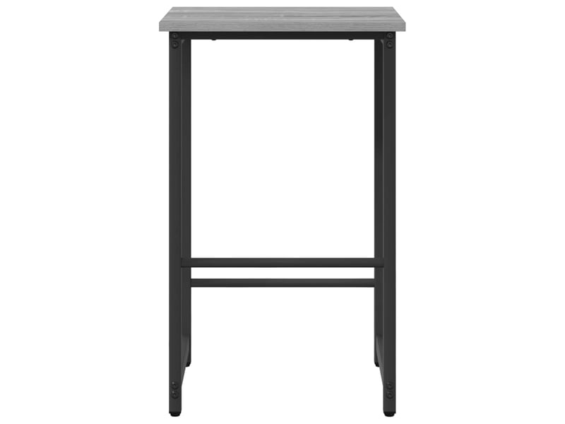 Lot de 2 tabouret de bar, chaise de bar sonoma gris 40x32x64 cm shl21368  - Conforama C