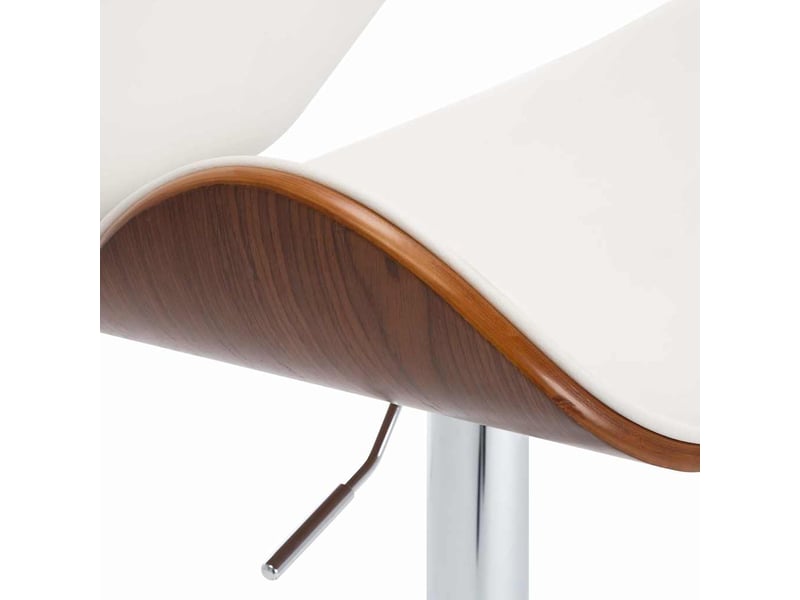  Tabouret de bar, chaise de bar blanc similicuir shl94788  - Conforama E