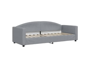 Lit simple 80x200 cm coloris gris