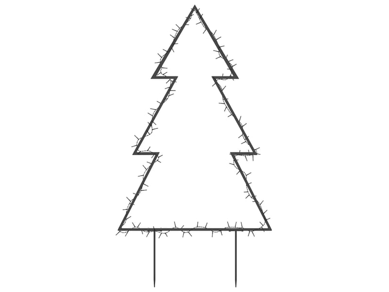  Décoration lumineuse arbre de noël avec piquets 115 led 90 cm  - Conforama E