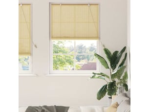 Store enrouleur, store à rouleau nature 110 x 220 cm bambou cf45345