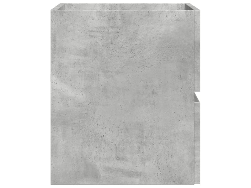  Armoire de salle de bain, meuble de rangement gris béton bois d'ingénierie  - Conforama E