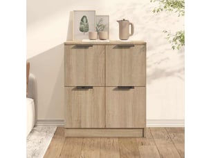 Buffet - bahut - meuble de rangement chêne sonoma 60x30x70 cm bois d'ingénierie