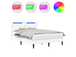 Lit 2 places 120x190cm    coloris blanc
