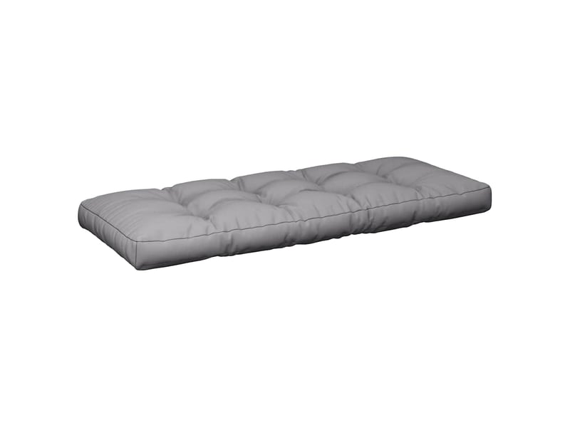  Lot de 2 coussins de palette, coussins de canapé gris tissu cf59530  - Conforama D